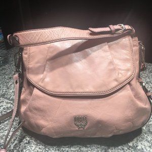 Stunning MCM Salmon Leather Handbag